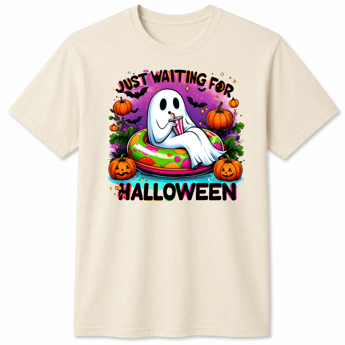 Just Waiting graphic t-shirt