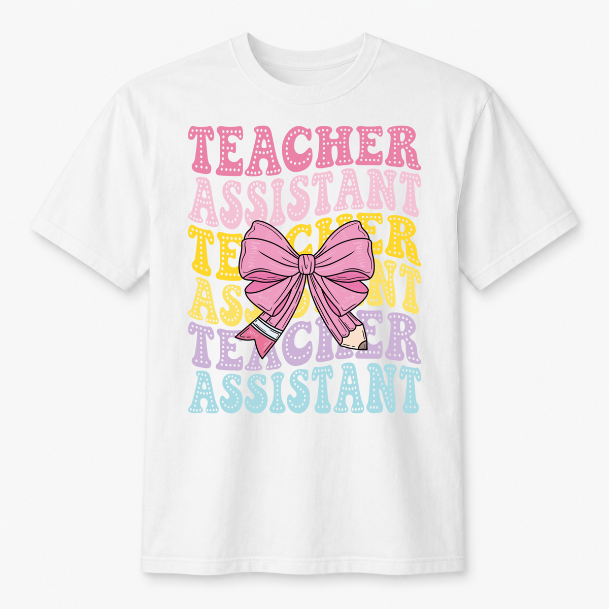Teacher Assistant graphic t-shirt