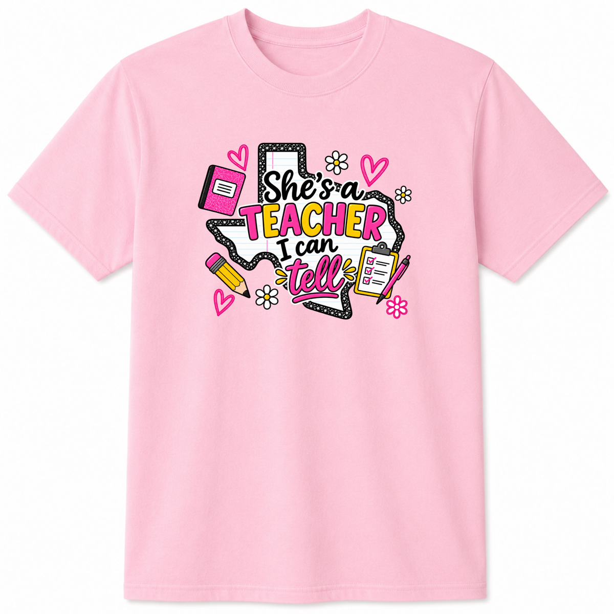 Teacher I Can Tell graphic t-shirt
