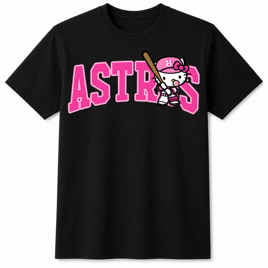 Black HK bubble graphic t-shirt