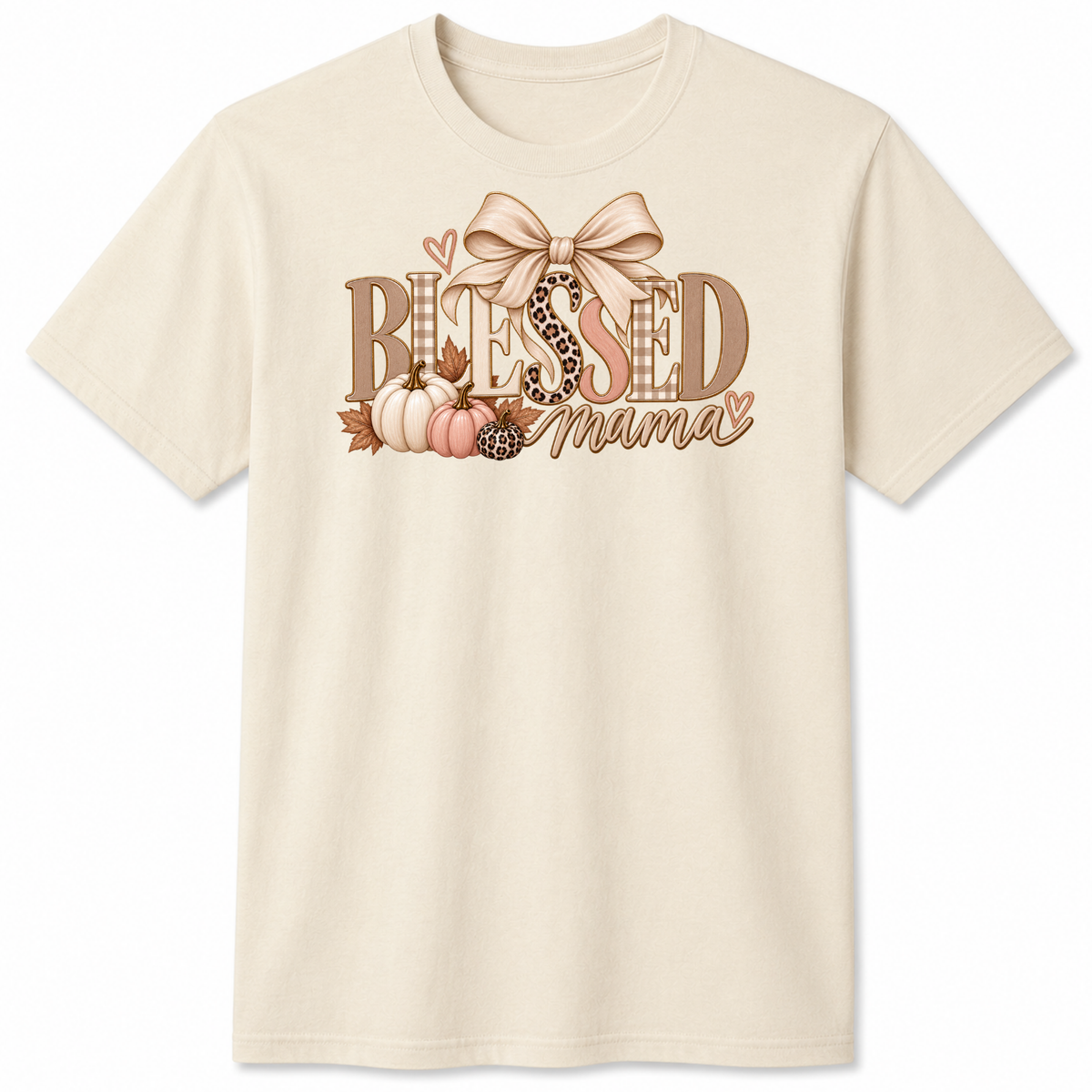 Blessed Mama graphic t-shirt