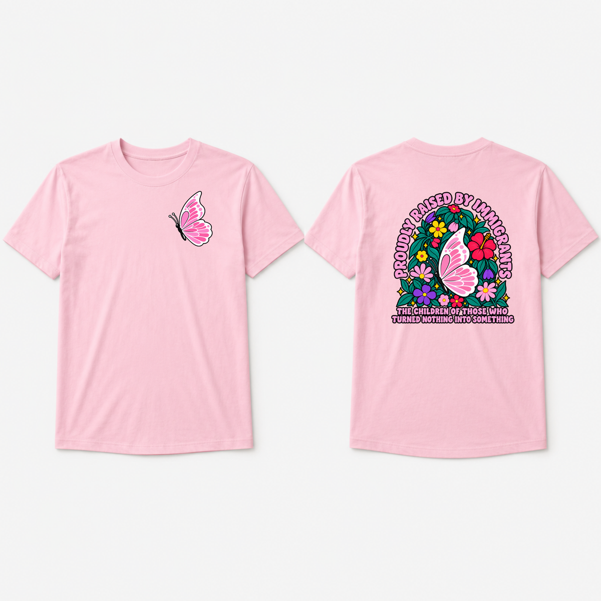 Butterfly shirt graphic t-shirt