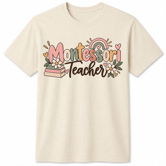 Montessori graphic t-shirt
