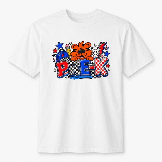Pre-k Blue graphic t-shirt