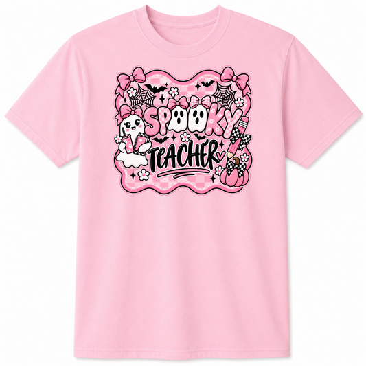 Spooky Teacher graphic t-shirt